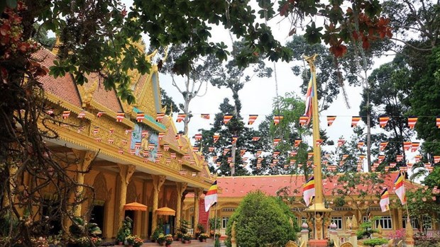 Comunidad khmer en Vietnam celebra fiesta de Ano Nuevo centrada en garantizar la seguridad hinh anh 1