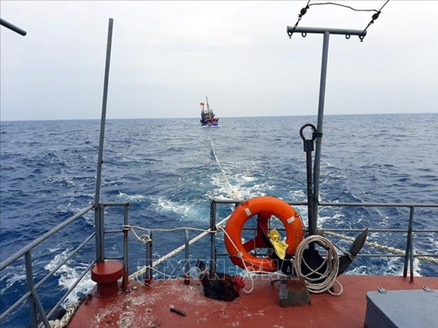 Vietnam rescata a marinero filipino accidentado en el mar hinh anh 1