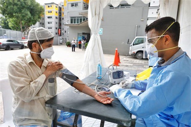 Singapur impulsa medidas contra el COVID-19 ante riesgo de perder control de epidemia hinh anh 1
