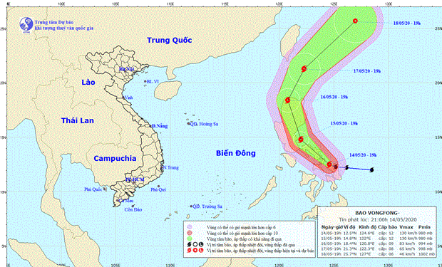 Vietnam se mantiene alerta ante la tormenta Vongfong hinh anh 1