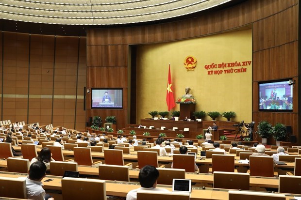 Concluye Asamblea Nacional de Vietnam octavo dia de trabajo de su IX periodo de sesiones hinh anh 1