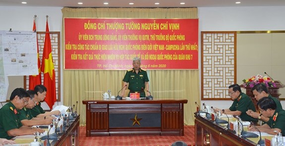 Vietnam prepara programa de Intercambio de Amistad de Defensa Fronteriza con Camboya hinh anh 1