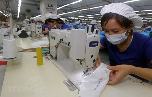 Empresa vietnamita exporta un millon de mascarillas antibacteriales a Estados Unidos hinh anh 1