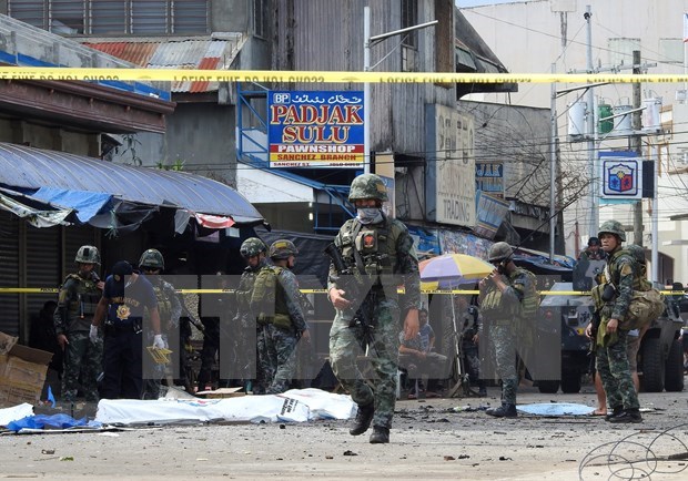 Dos policias fallecidos y otros dos heridos por ataque en Filipinas hinh anh 1