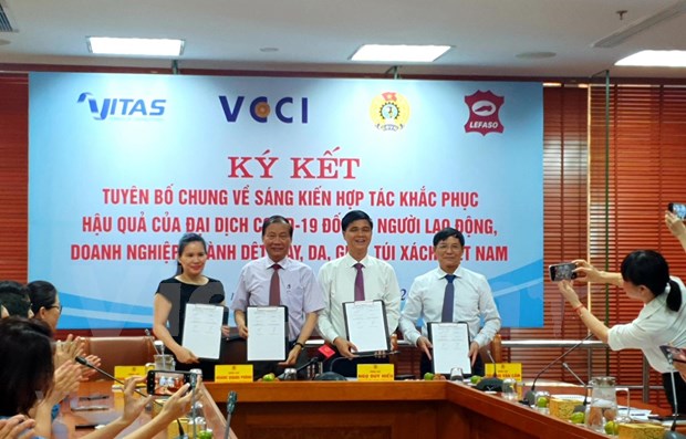 Sindicato holandes firma declaracion conjunta para ayudar al sector textil en Vietnam hinh anh 1
