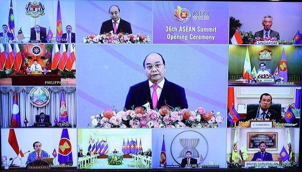 Inauguran en Hanoi la 36 Cumbre de la ASEAN hinh anh 1