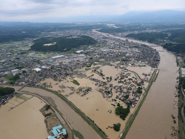 Paises de ASEAN expresan solidaridad con Japon ante graves perdidas por inundaciones hinh anh 1