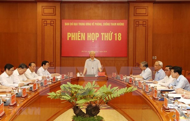 Orienta maximo dirigente vietnamita fortalecer la lucha contra corrupcion hinh anh 1