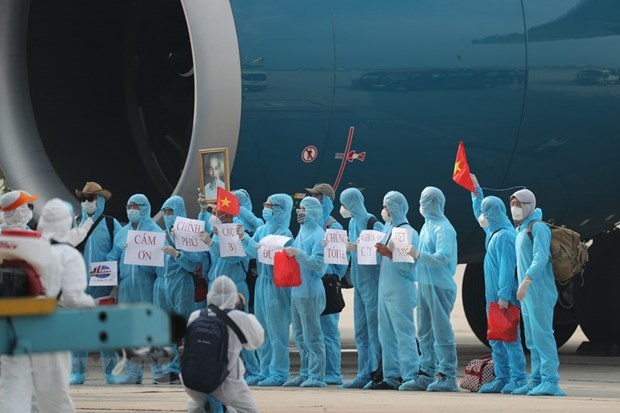 Vietnam Airlines, las alas de la solidaridad y el teson contra la “tormenta” del COVID-19 hinh anh 1