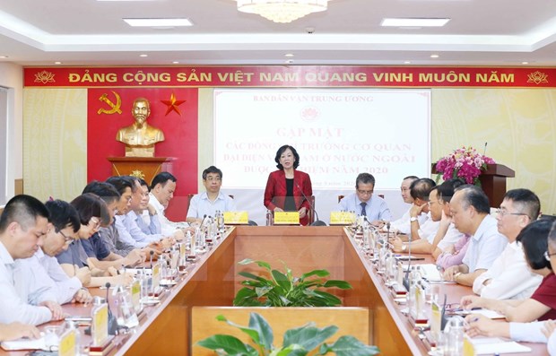 Resaltan labor de movilizacion de masas por representaciones diplomaticas de Vietnam en extranjero hinh anh 1