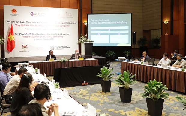 ASEAN busca mejorar regulaciones para el impulso economico en medio de pandemia hinh anh 1