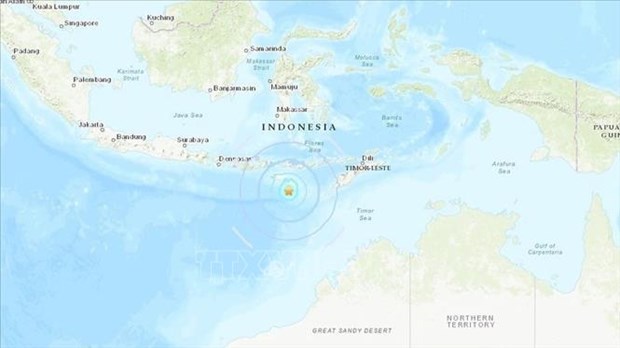 Fuertes terremotos sacuden las costas de Indonesia hinh anh 1