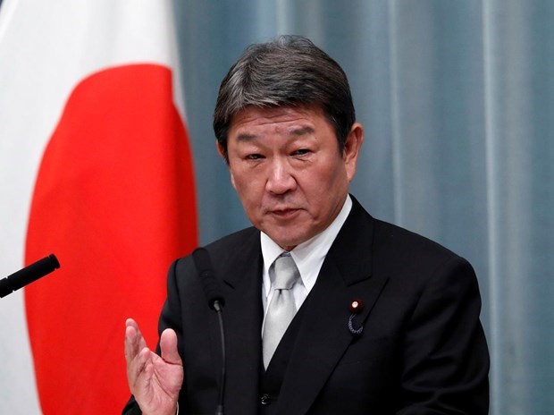 Japon llama a solventar pacificamente asuntos en el Mar del Este hinh anh 1