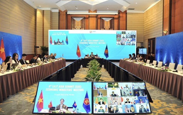 ASEAN y sus socios acuerdan promover cooperacion economica post-pandemia hinh anh 1