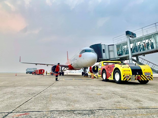Vietjet Air de Vietnam empieza a encargarse de sus servicios terrestres hinh anh 2