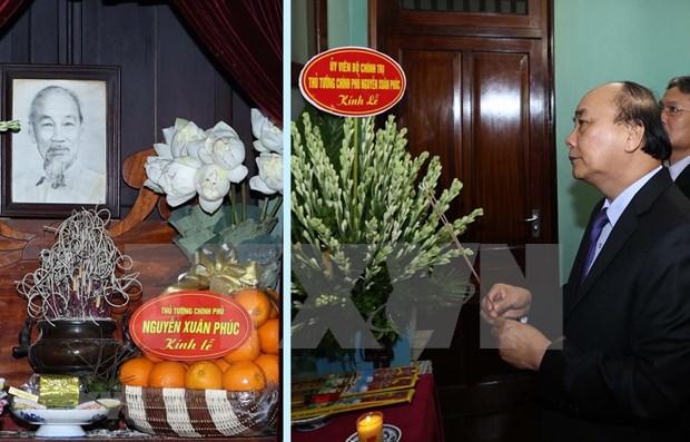 Rinde premier de Vietnam tributo a Presidente Ho Chi Minh hinh anh 1