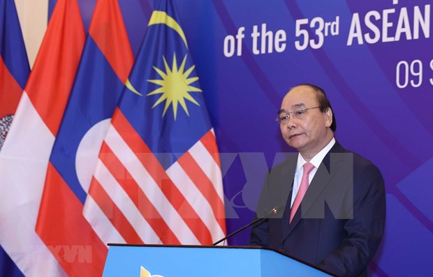 Premier de Vietnam interviene en Reunion 53 de Ministros de Relaciones Exteriores de la ASEAN hinh anh 1