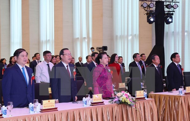 Presidenta de Parlamento de Vietnam exhorta a impulsar movimientos de emulacion hinh anh 1