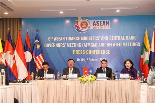 Vietnam preside reunion de titulares de finanzas y bancos centrales de la ASEAN hinh anh 1