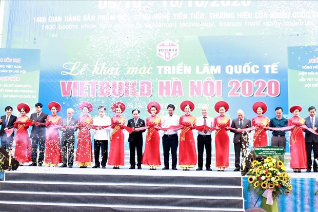 Presentan productos en mil 400 pabellones en Exposicion Internacional de construccion en Hanoi hinh anh 1