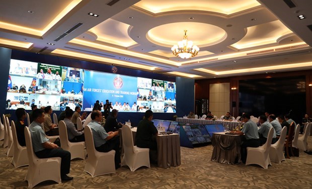 Sesiona septima reunion del Grupo de Trabajo de Educacion y Capacitacion de las Fuerzas Aereas de la ASEAN hinh anh 1