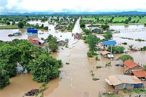 Inundaciones cobran la vida de 10 personas en Camboya hinh anh 1