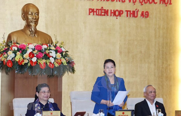 Clausura la 49 reunion el Comite Permanente de la Asamblea Nacional de Vietnam hinh anh 1