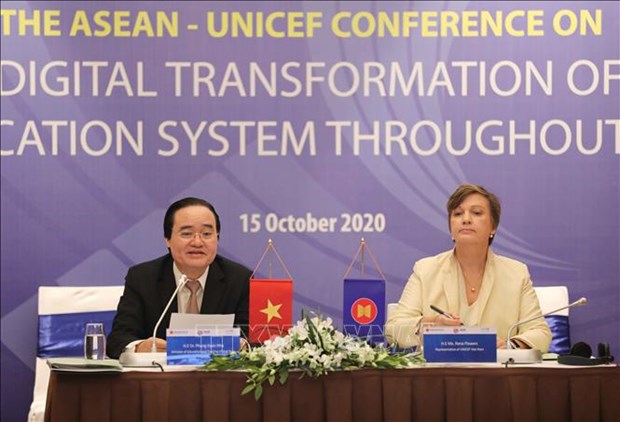 Debaten cambio digital en sistemas educacionales de la ASEAN hinh anh 1
