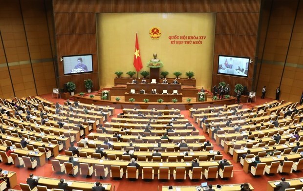 Inauguran decimo periodo de sesiones de la Asamblea Nacional de Vietnam hinh anh 1