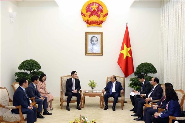 Primer ministro de Vietnam recibe a vicepresidente de Samsung hinh anh 1