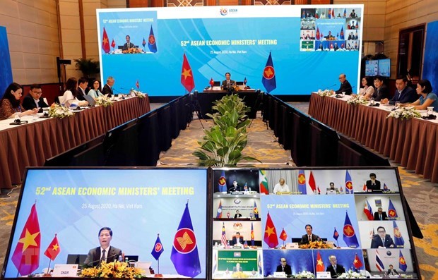Efectuan XIX Reunion del Consejo de Comunidad Economica de ASEAN hinh anh 1