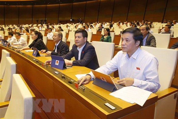 Asamblea Nacional de Vietnam aprueba cuatro proyectos de ley hinh anh 1