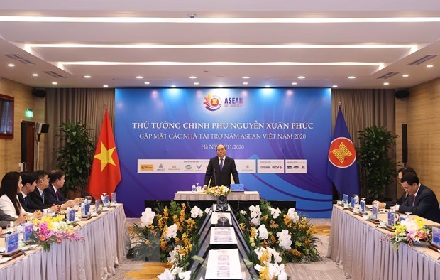Se reune premier de Vietnam con patrocinadores de la 37 Cumbre de ASEAN hinh anh 1