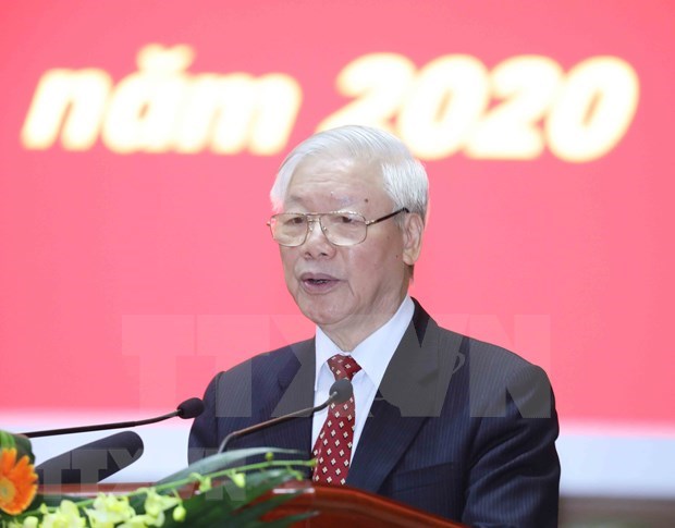 Aplaude maximo dirigente de Vietnam preparativos del XIII Congreso Nacional del PCV hinh anh 1
