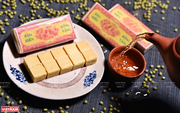 Pastel de judias verdes de provincia vietnamita gana favoritismo de clientes hinh anh 1