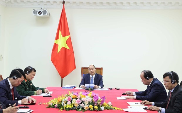 Primeros ministros de Vietnam y Camboya debaten medidas para mejorar relaciones bilaterales hinh anh 1