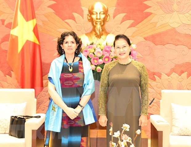 Aprecia maxima legisladora de Vietnam apoyo de Cuba a lucha antiepidemica hinh anh 1