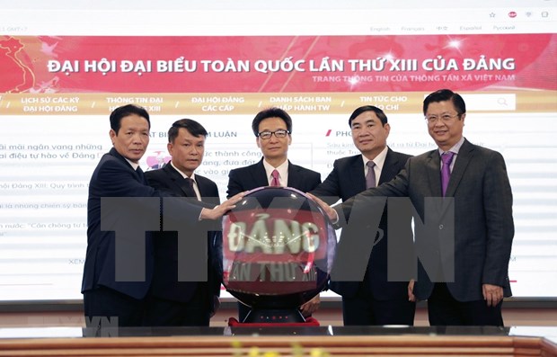 VNA lanza portal informativo especial sobre XIII Congreso Nacional del Partido Comunista de Vietnam hinh anh 1