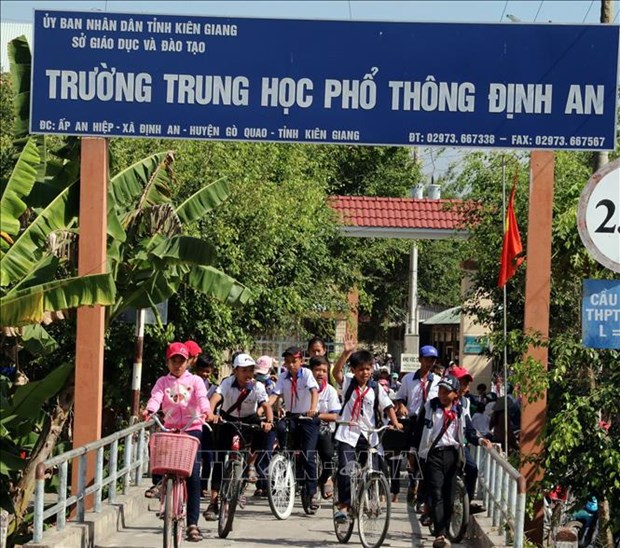 Cambia la fisonomia de comunidad de la etnia Khmer en provincia vietnamita de Kien Giang hinh anh 1