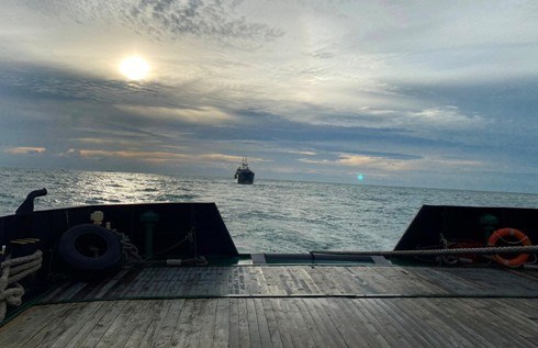 Rescatan en Vietnam a barco mercante ruso hinh anh 1