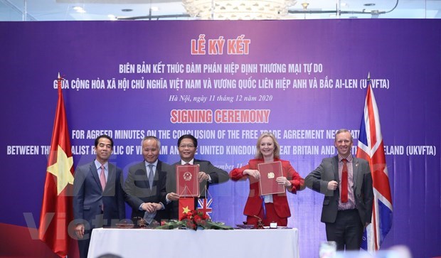 Vietnam y el Reino Unido concluyen negociaciones para UKVFTA hinh anh 1