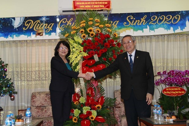 Felicitan a Iglesia Evangelica de Vietnam (Sur) con motivo de Navidad hinh anh 1