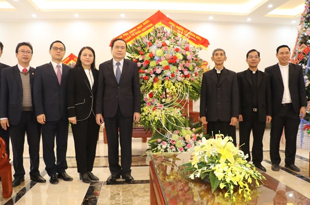 Felicitan a la diocesis vietnamita de Phat Diem en ocasion de la Navidad hinh anh 1