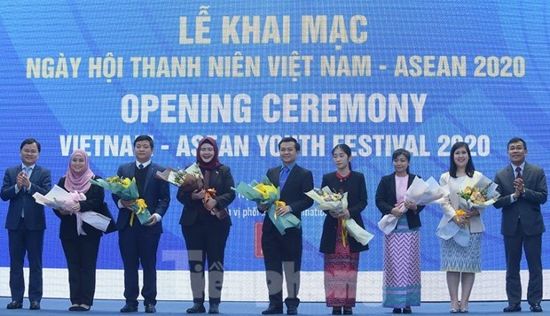 Inauguran Festival de la Juventud Vietnam-ASEAN 2020 hinh anh 1
