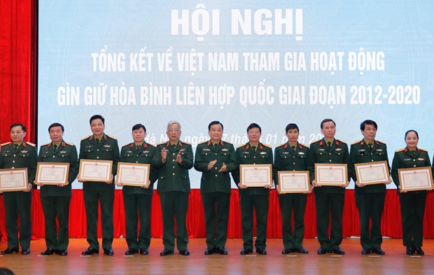 Vietnam envia a 179 combatientes a misiones de paz en periodo 2012-2020 hinh anh 2
