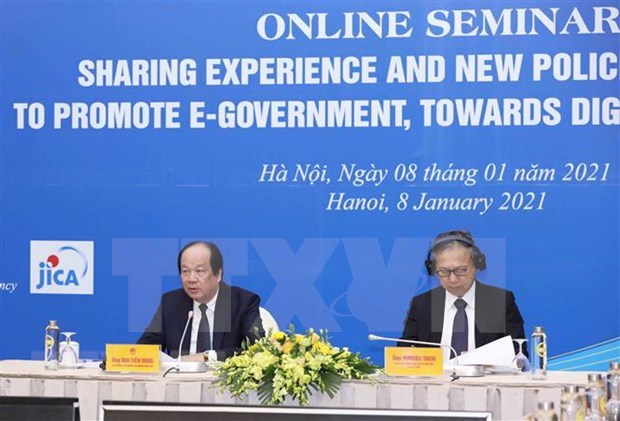 Vietnam consulta experiencias japonesas sobre Gobierno electronico hinh anh 1