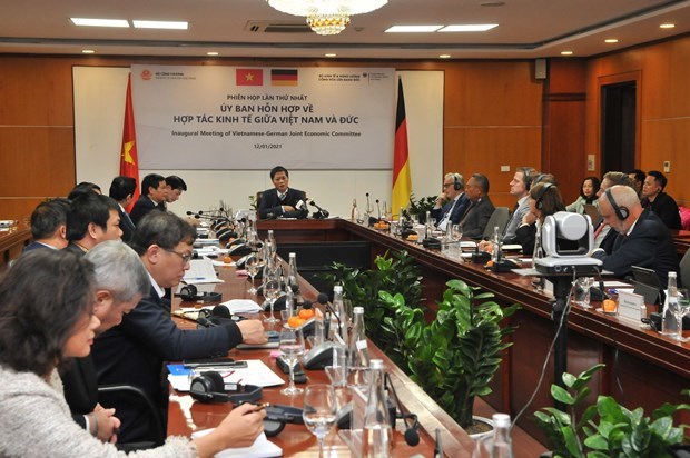Comite Mixto de Cooperacion Economica Vietnam - Alemania celebra su primera reunion hinh anh 1