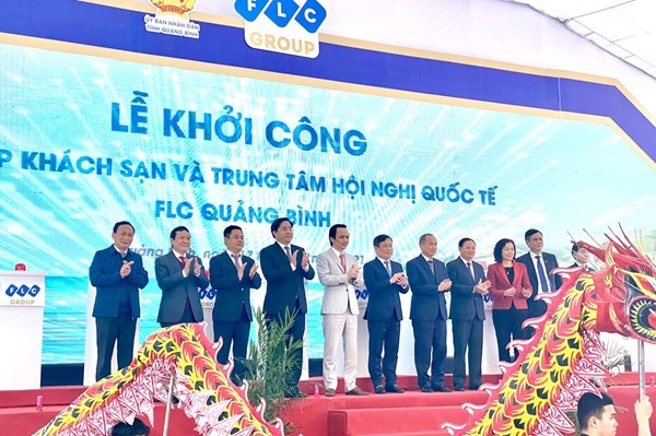 Inician construccion de complejo de hoteles en provincia de Quang Binh hinh anh 1