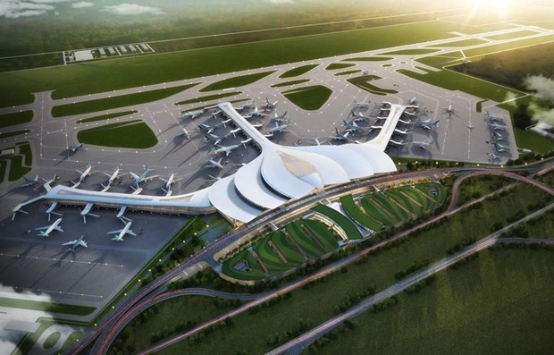Construiran cuatro vias para conectar megaproyecto de aeropuerto en Vietnam hinh anh 1