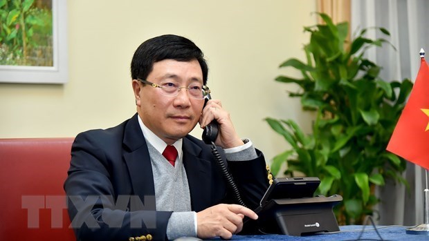 Vietnam confirma apoyo a Brunei para materializar objetivos de ASEAN en 2021 hinh anh 1